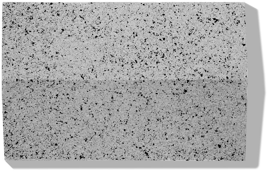mauerabdeckplatte in farbe grau gestrahlt
