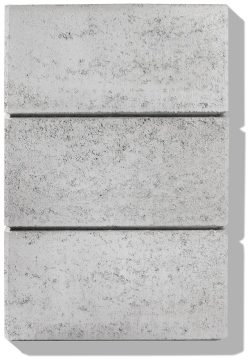 hohlsteine für gartenmauer detail farbe grau